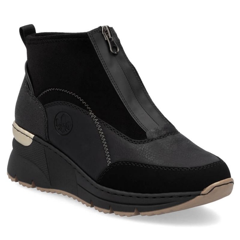 Rieker N6361-00 zeppe nere nero 1