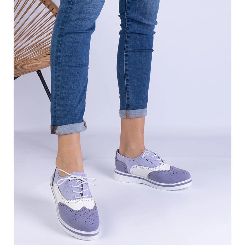 Violet Classic Oxford Scarpe viola 1