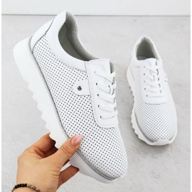 S.Barski Scarpe sulla piattaforma S. Barski LR51-629 White bianco 1