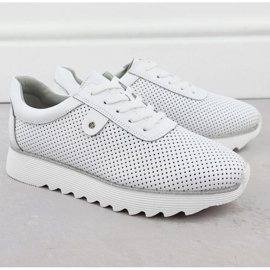 S.Barski Scarpe sulla piattaforma S. Barski LR51-629 White bianco 2