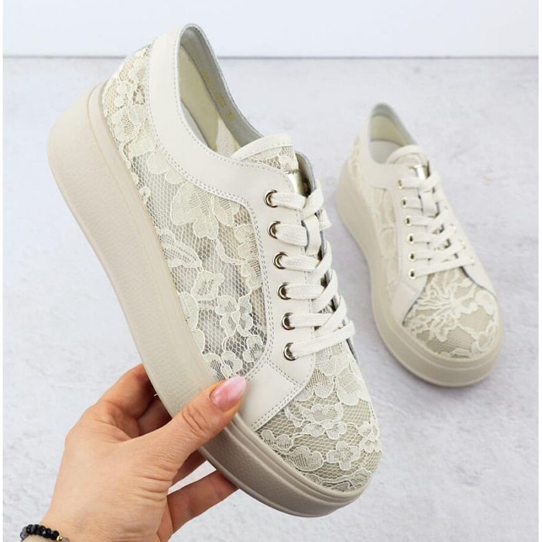 S.Barski Scarpe sulla piattaforma S. Barski Hy51-059 beige 1