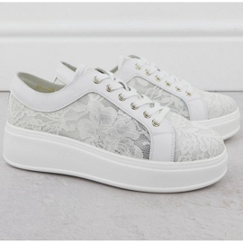 S.Barski Scarpe sulla piattaforma S. Barski Hy51-059 White bianca 2