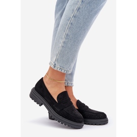Flat -Eel Women's Openwork Felers Black nero 1