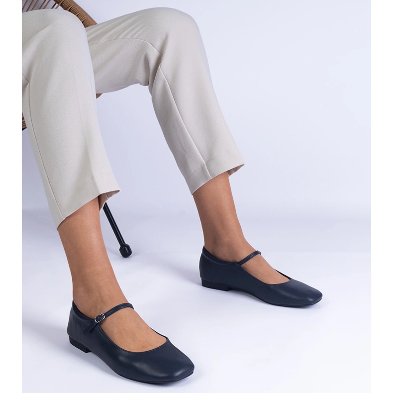 Navy Classic Eco -Pallerina blu 1