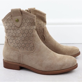 Stivali da cowboy aperti S.barski Hy51-063 beige 2