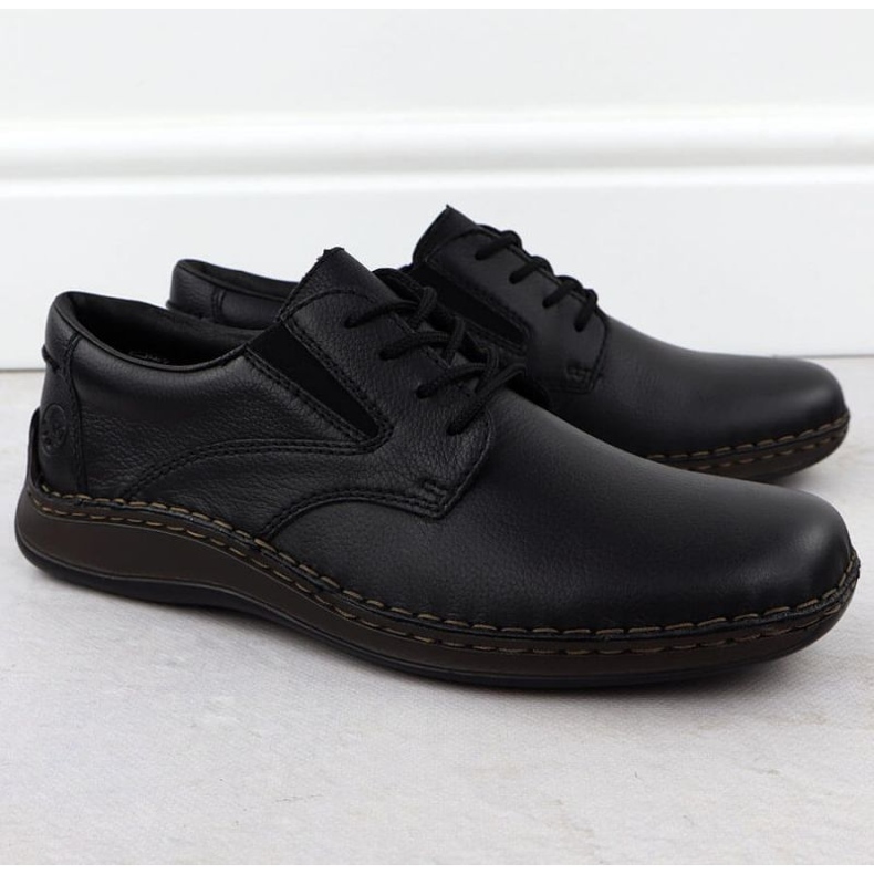 Scarpe da uomo Rieker 05211-00 nero 1