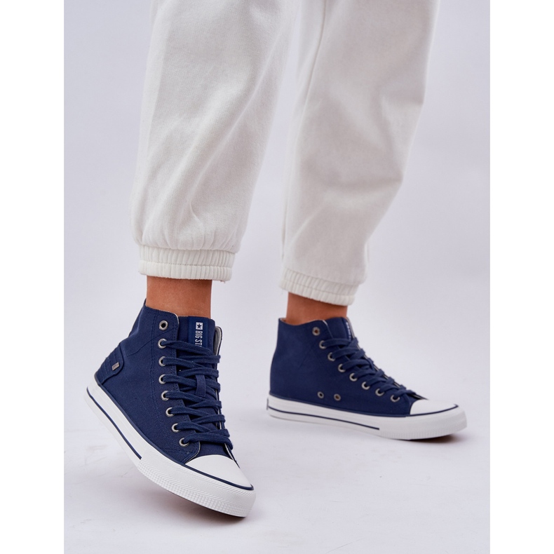 Women's High Sneakers Big Star DD274333 Navy Blue 2