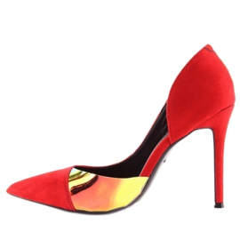 Spille iridescenti rosse 5125 Rosse rosso 1