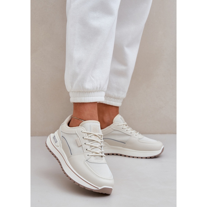 Sneaker femminile Big Star NN274A088 Beige leggero 2