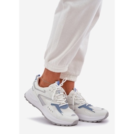Scarpe sportive femminili Big Star NN274A094 Sistema Hi-Poly Sistema blu bianco 1