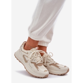 Scarpe sportive femminili Big Star NN274A096 Sistema beige hi-poli 1