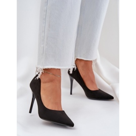 Classic Eco Pin Black Suede nero 2