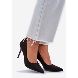 Classic Eco Pin Black Suede nero 1