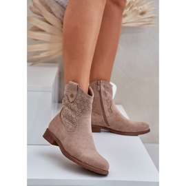 S.Barski Tacchi piatti aperti beige 2