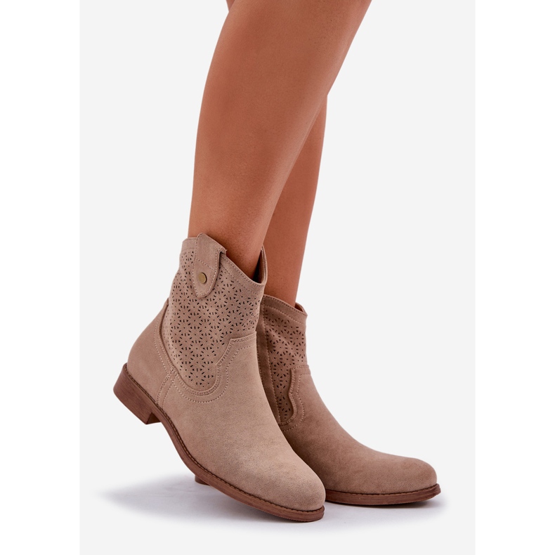 S.Barski Tacchi piatti aperti beige 1