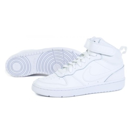 Nike Court Borough Mid 2 (GS) CD7782-100 Scarpe bianche bianca 1