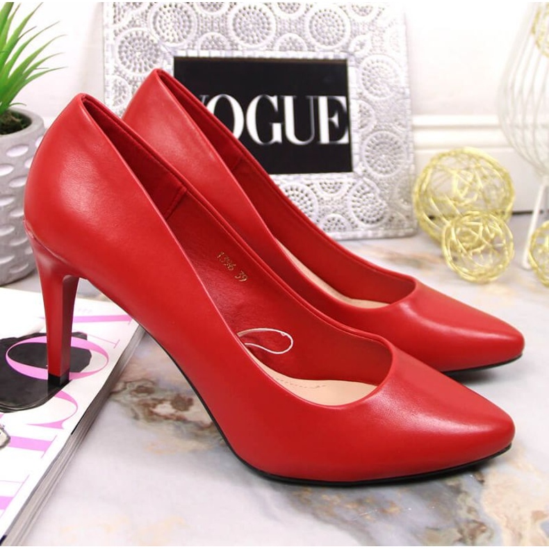 Sergio Leone Sk379e Heels Red rosso 2