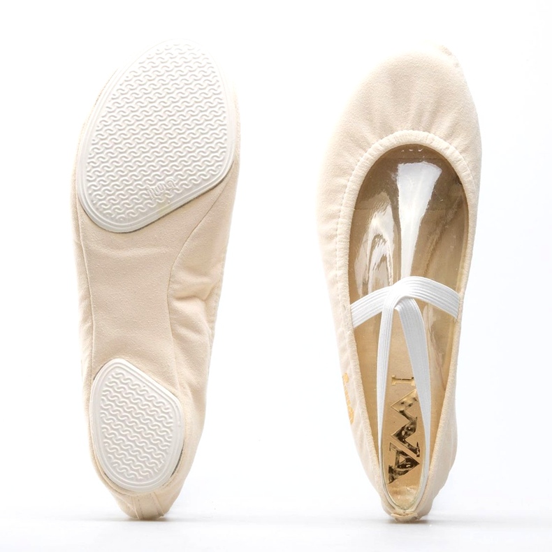 Ballerine ginnastica Iwa 302 crema beige 4