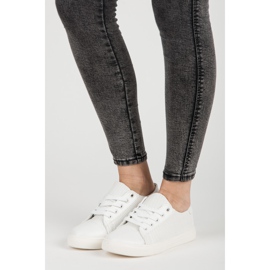 Sneakers traforate bianco 1