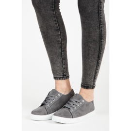 Sneakers traforate grigio 1