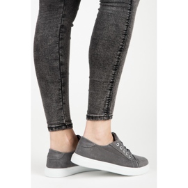 Sneakers traforate grigio 2