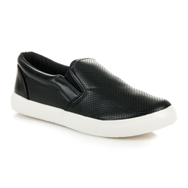 Slipon traforati nero 2