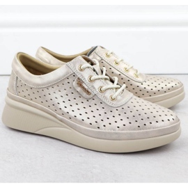 Vinceza Openwork Sports Scarpe 7890 Zlotys d'oro 2