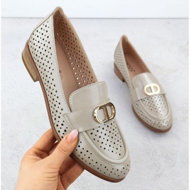 Scarpe Openwork Vinceza in 58516 Jan364 d'oro 1
