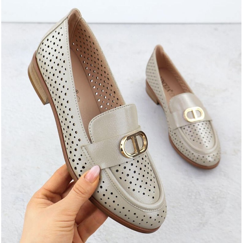 Scarpe Openwork Vinceza in 58516 Jan364 d'oro 1