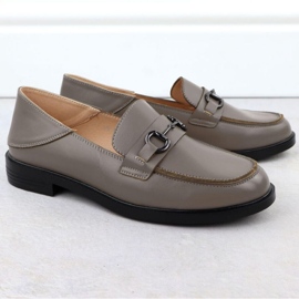 Scarpe Moccasin con una decorazione Vinceza 18107 Grigio 2