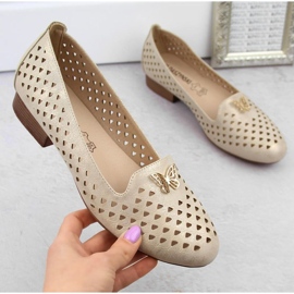 Scarpe traforate dorate M.Daszyński W SAN35 d'oro 2