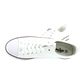 American Club Classiche sneakers American LH36 da uomo, di colore bianco 3
