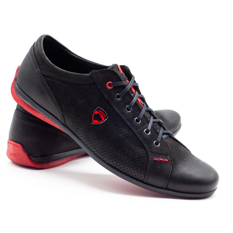 Joker Scarpe da uomo casual nere 295J nero 1