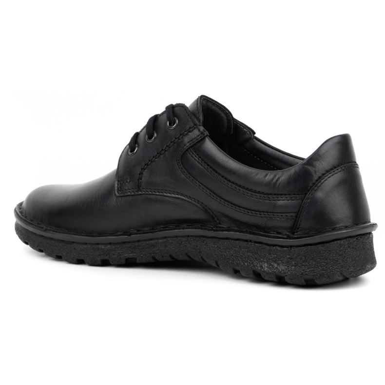 Kampol Scarpe classiche da uomo 15KAM, in pelle nera nero 1