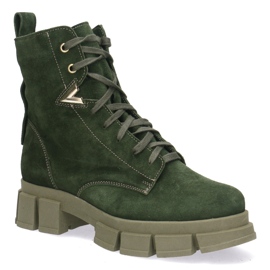 Polbut Stivali di pelle da donna Pollonus Verve Green 5-1583-004 verde 1
