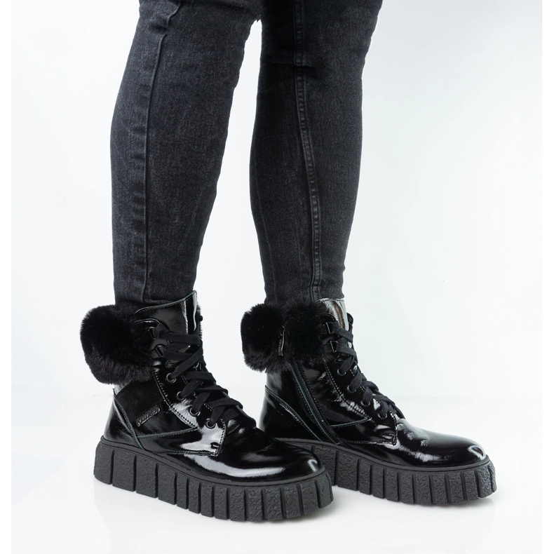Skin in pelle da donna Pollonus Black Weapon 5-1574-001 nero 1