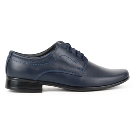 Lukas Scarpe da comunione da cerimonia per bambini J1 blu navy 1