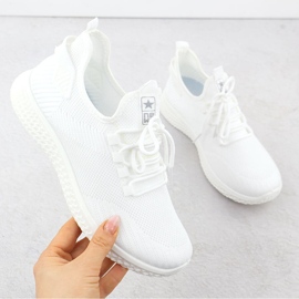 News Scarpe sportive bianche leggere 3634 bianco 1