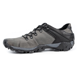 KENT Scarpe da trekking da uomo 116 grigie grigio 2