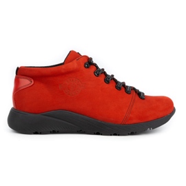 ButBal Scarpe da trekking da donna 674BB rosse rosso 1