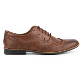 Olivier Scarpe formali in pelle Brogues 306GT marrone 1