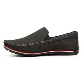 KOMODO Mocassini da uomo in pelle 920K, colore nero 1