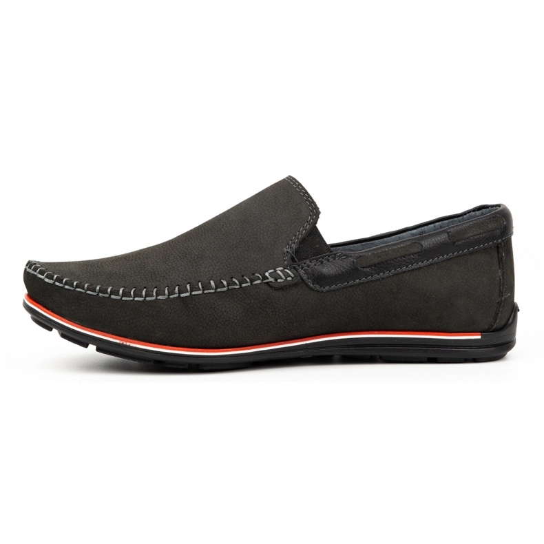 KOMODO Mocassini da uomo in pelle 920K, colore nero 1
