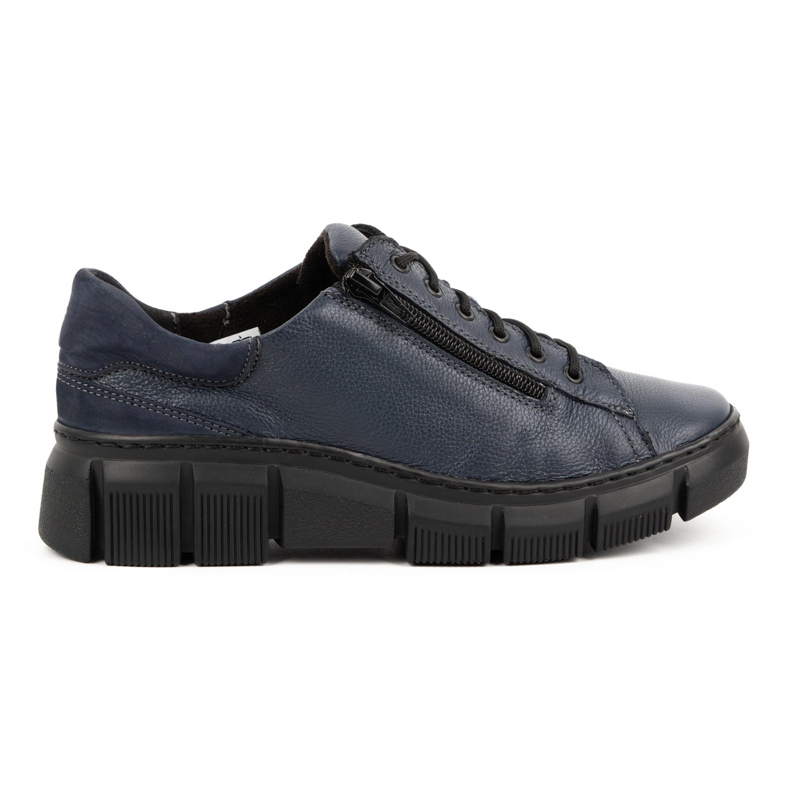 WASAK Scarpe da donna sneakers in pelle 0663W blu navy 1