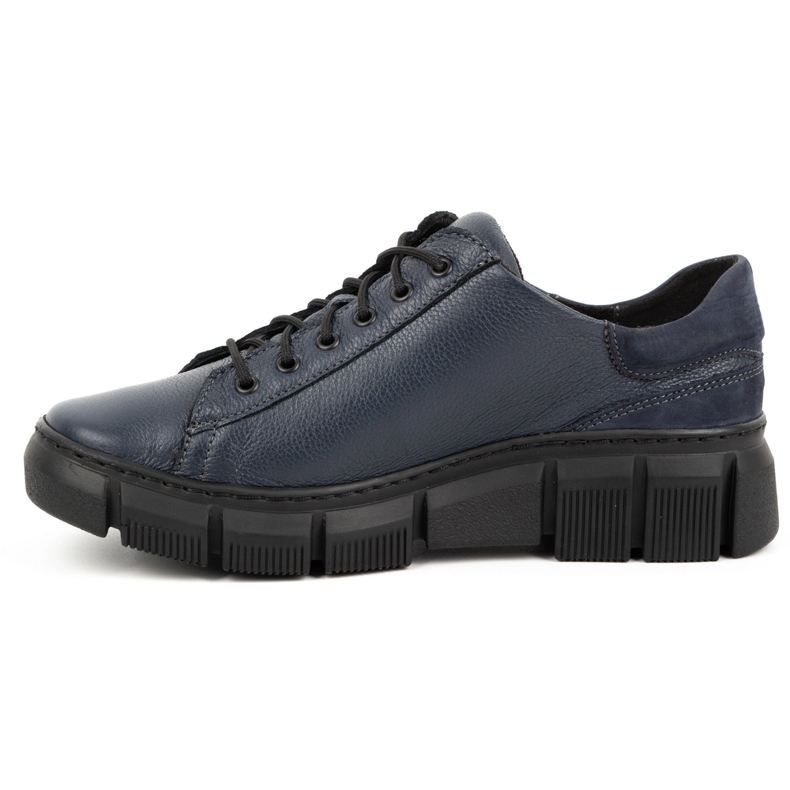 WASAK Scarpe da donna sneakers in pelle 0663W blu navy 2