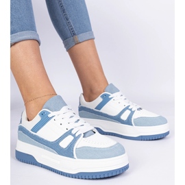 Sneaker sportive per donne blu 2