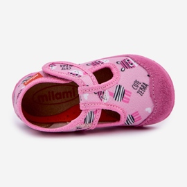 Pantofole per bambini in zelo rosa 2