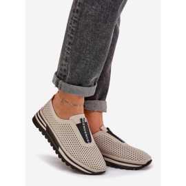 S.Barski Scarpe da donna sbloccate realizzate in pelle naturale S. Barski LR51-672 beige 1