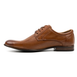 KOMODO Scarpe formali da uomo in pelle 850KL marrone 2