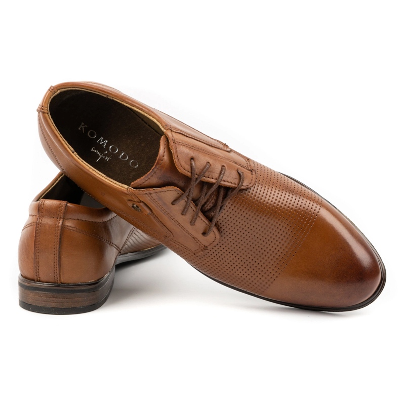 KOMODO Scarpe formali da uomo in pelle 850KL marrone 3